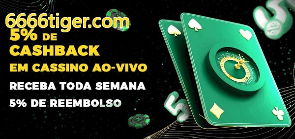 Promoções do cassino ao Vivo 6666tiger.com